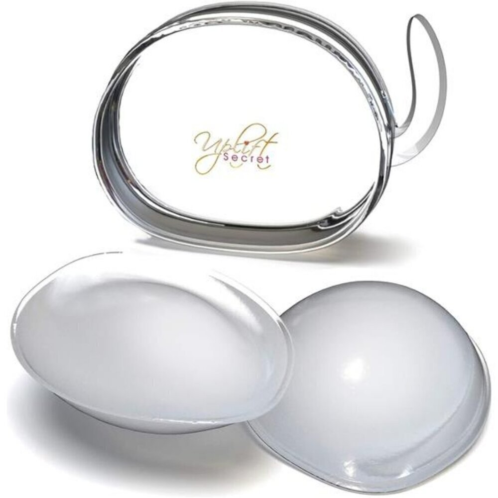 Clear Silicone Bra Inserts Push Up Gel Pads Bust Enhancer